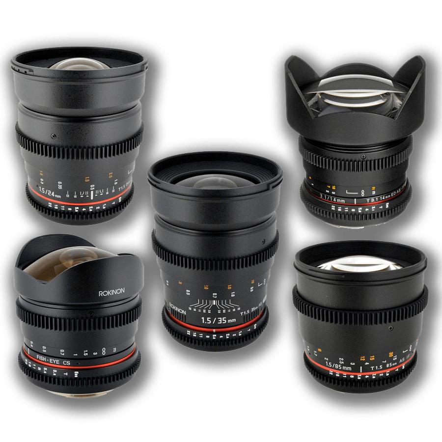 Lens Samyang Rokinon 6 Lens EF Kit