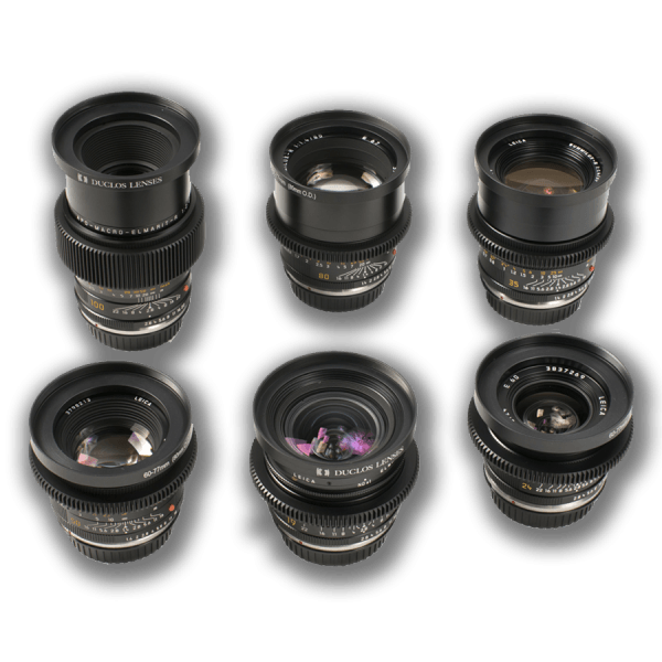 Cine Lens Leica R Summilux Prime Lens Set