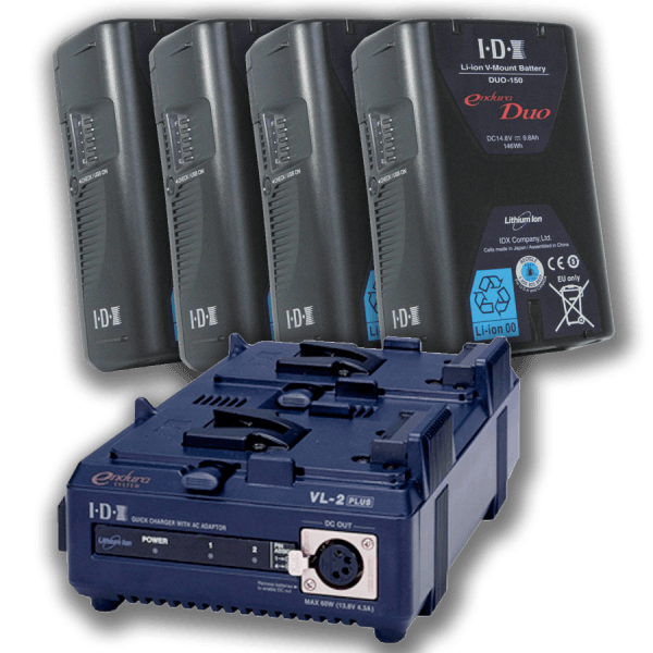 Camera Power IDX Duo 150 VLock Battery Kit
